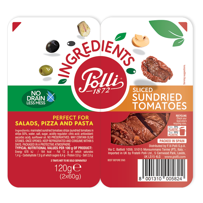 Ingredient Sliced Sun Dried Tomatoes
