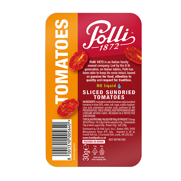 Mono – Sliced Sundried Tomatoes